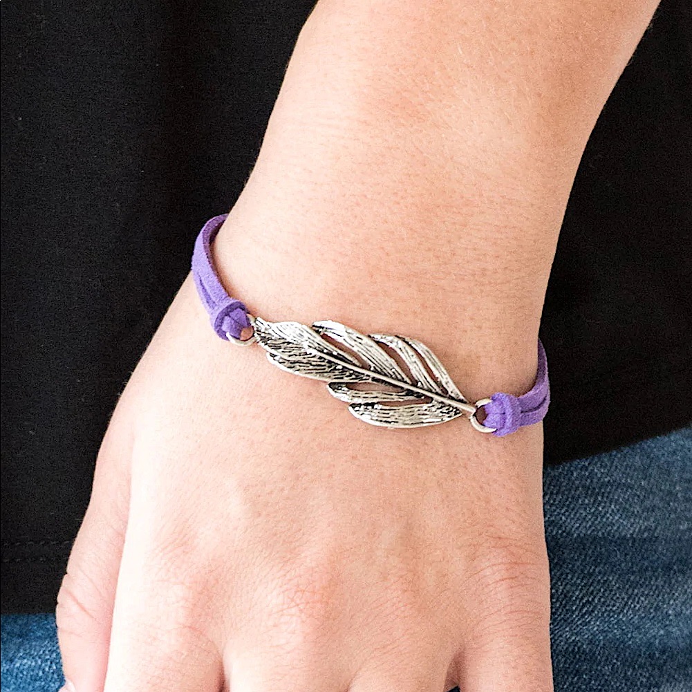 525 Faster Than Flight Purple Bracelet